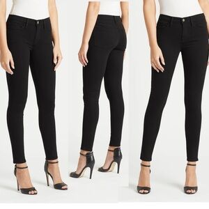 Frame Denim black womens le skinny de jeanne jeans Sz 25 skinny stretchy